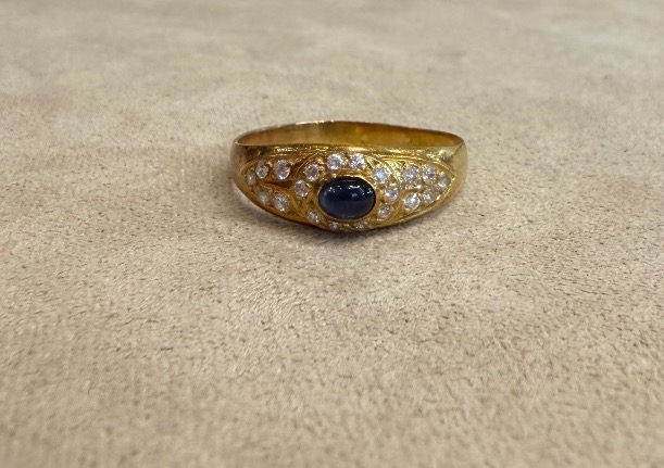 Bague Saphir Cabochon