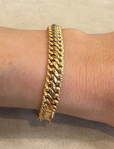 Bracelet style maille américaine
