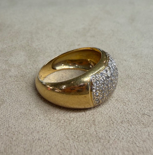 Bague dome diamants-photo-2