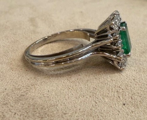 Bague pavage emeraude-photo-1