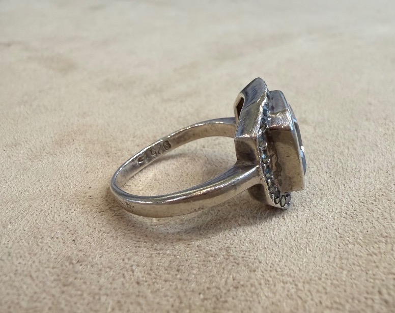 Topaz And Marcassite Ring-photo-2