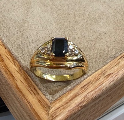 Sapphire And Diamond Ring-photo-3