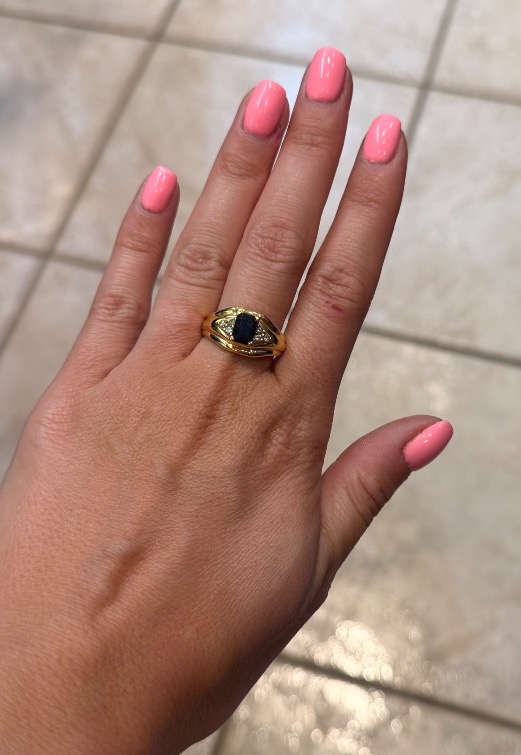 Sapphire And Diamond Ring-photo-1