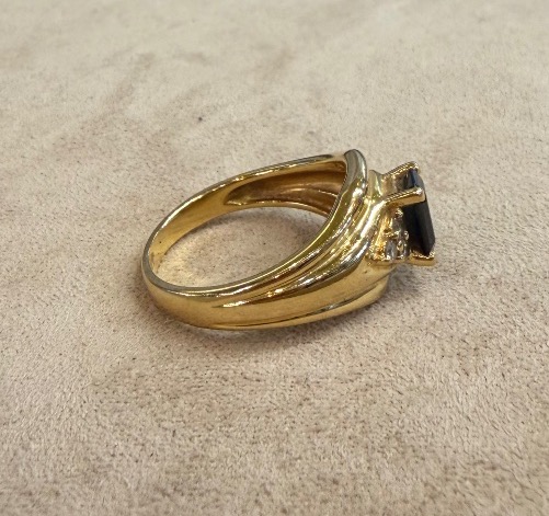 Sapphire And Diamond Ring-photo-2