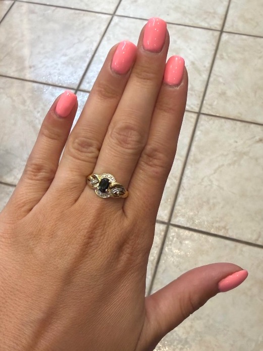 Interlaced Sapphire Ring-photo-4