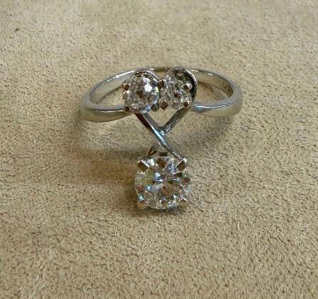 bague trio de diamants-photo-2
