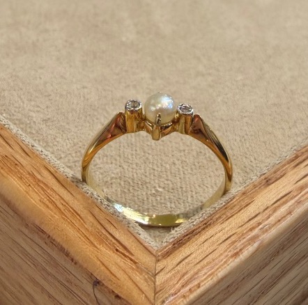 Bague perle