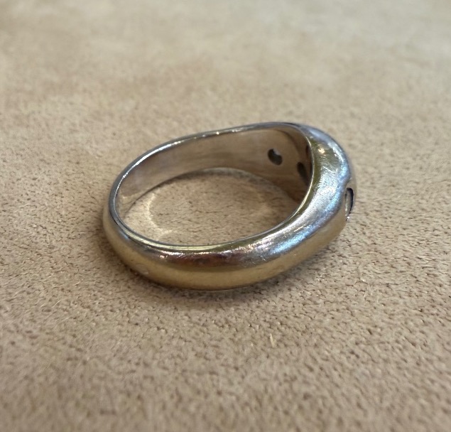 Bague jonc diamants-photo-3