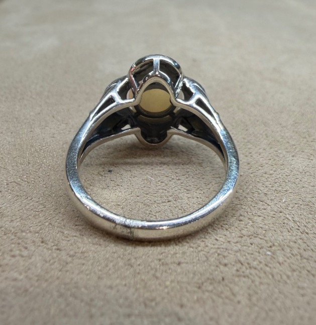 Opal And Marcasite Ring-photo-4
