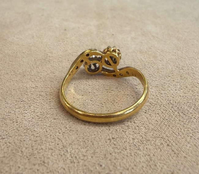 "you And Me" Pearl And Diamond Ring-photo-2