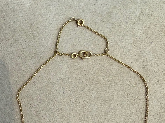 Collier 1900 draperie et diamants-photo-6
