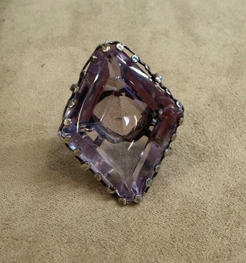 Bague losange Amethyste-photo-1