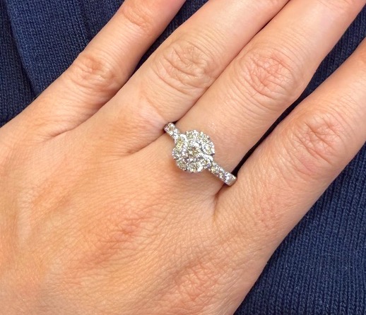 Pompadour Diamond Ring-photo-4
