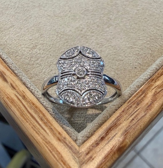 Bague pavage diamants-photo-3