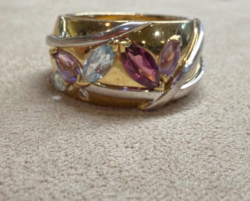 Bague bandeau florales-photo-4