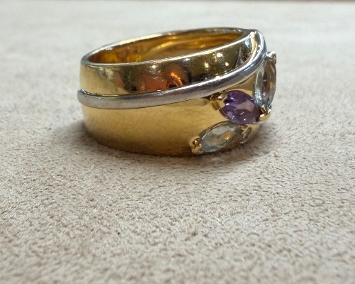 Bague bandeau florales-photo-3