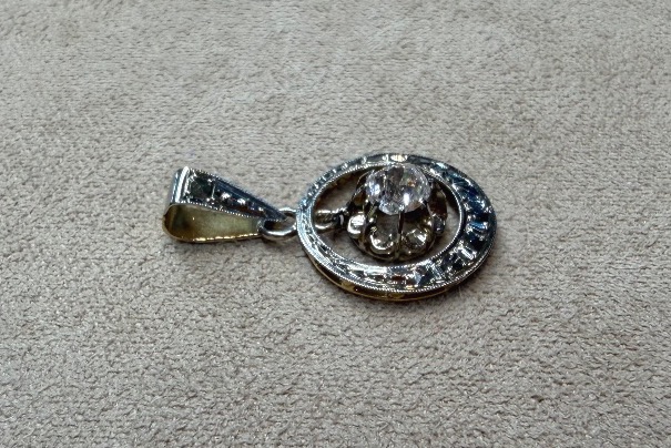 Pendentif Art déco 1925 Diamant-photo-1