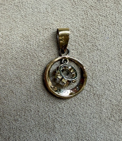 Pendentif Art déco 1925 Diamant-photo-5