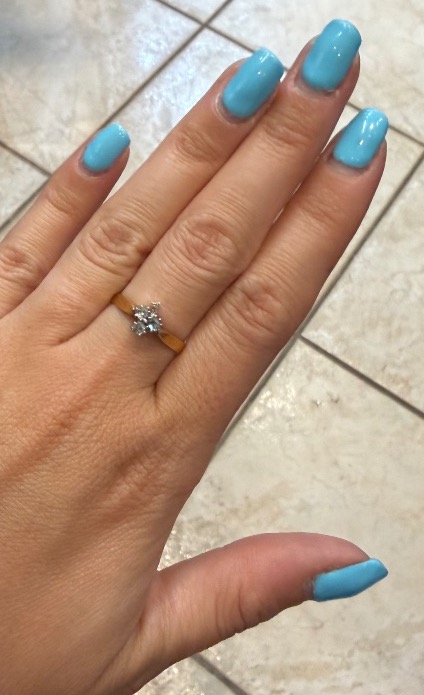 Diamond Palm Tree Ring-photo-4