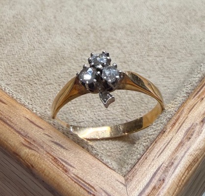Diamond Palm Tree Ring-photo-2