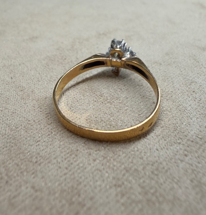 Diamond Palm Tree Ring-photo-3