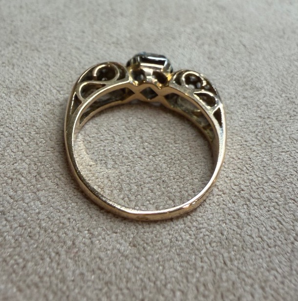 Diamond Ring With Diamond Roses-photo-3