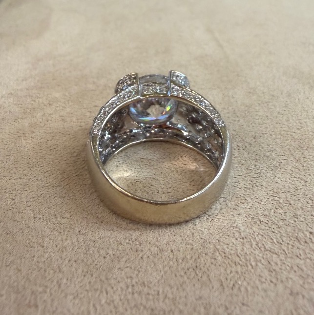 Bague Bandeau Zirconiums-photo-3