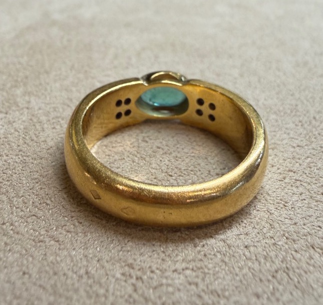Emerald And Diamond Ring-photo-3