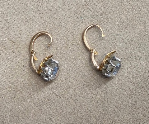 Boucles d'oreille trembleuses diamants-photo-4