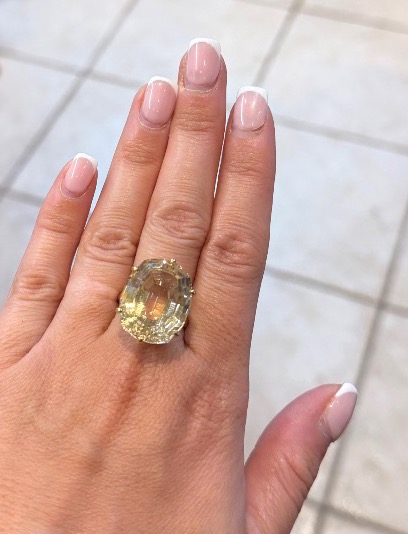 Bague citrine-photo-3