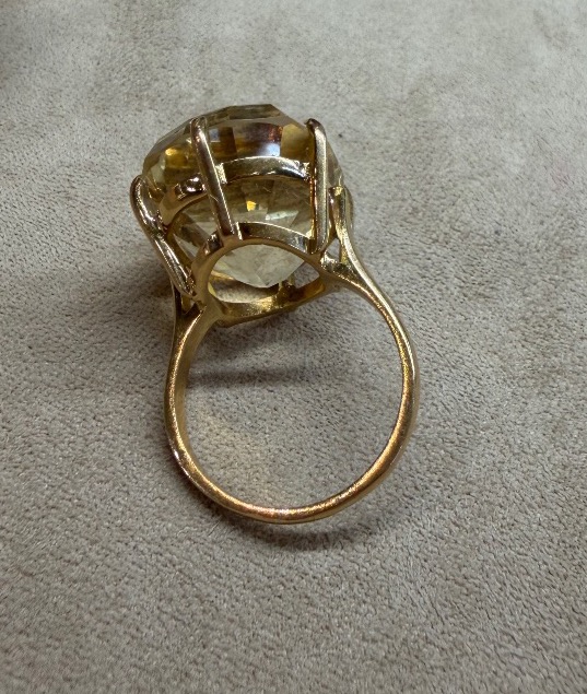 Bague citrine-photo-4