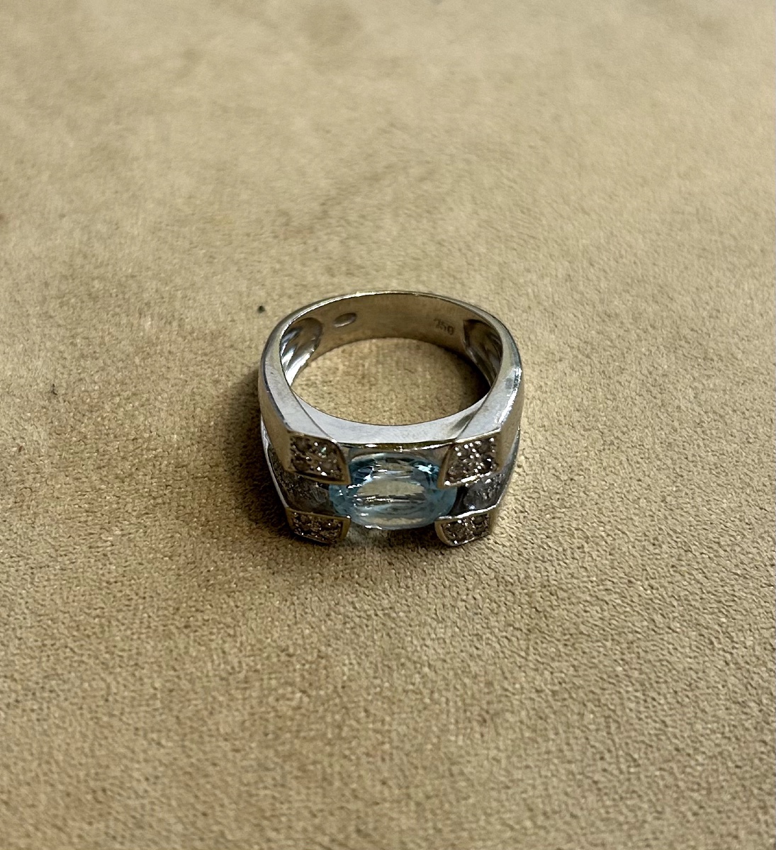 Bague Or et Topaze-photo-1