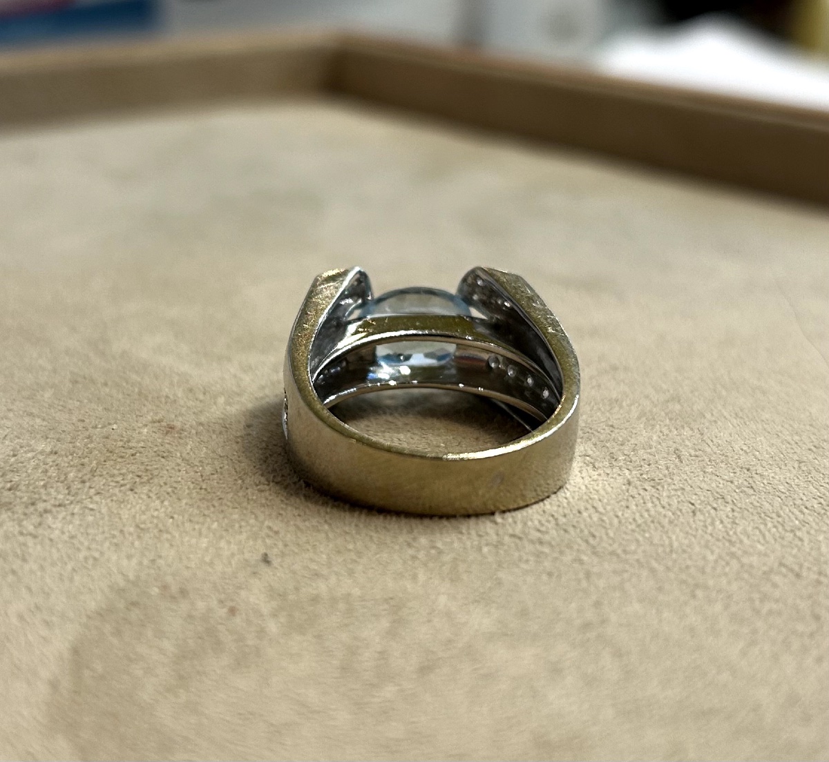 Bague Or et Topaze-photo-2