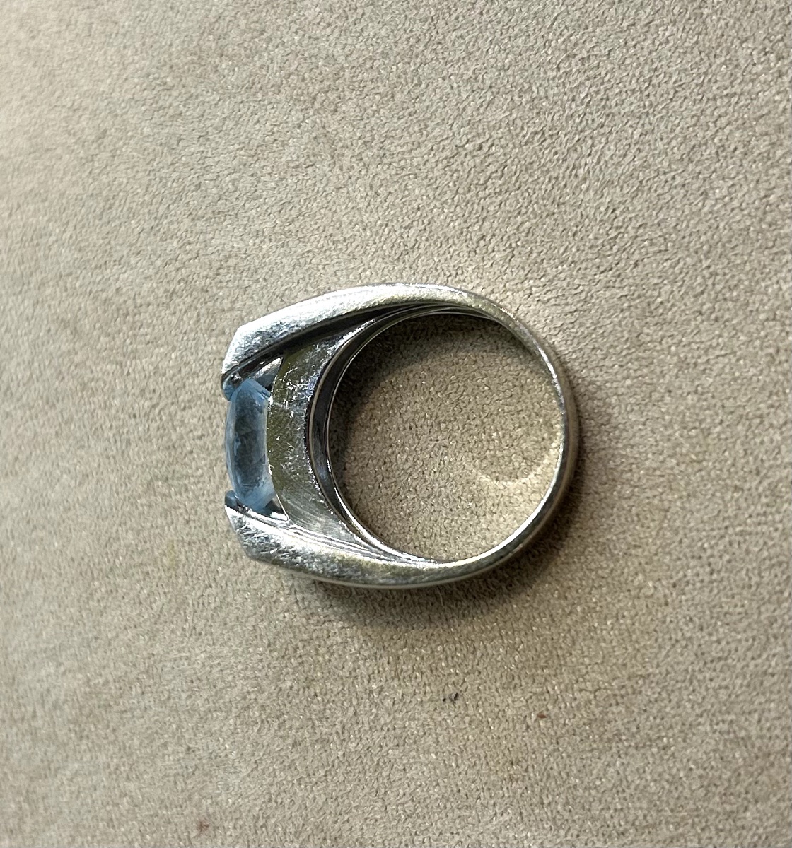 Bague Or et Topaze-photo-3