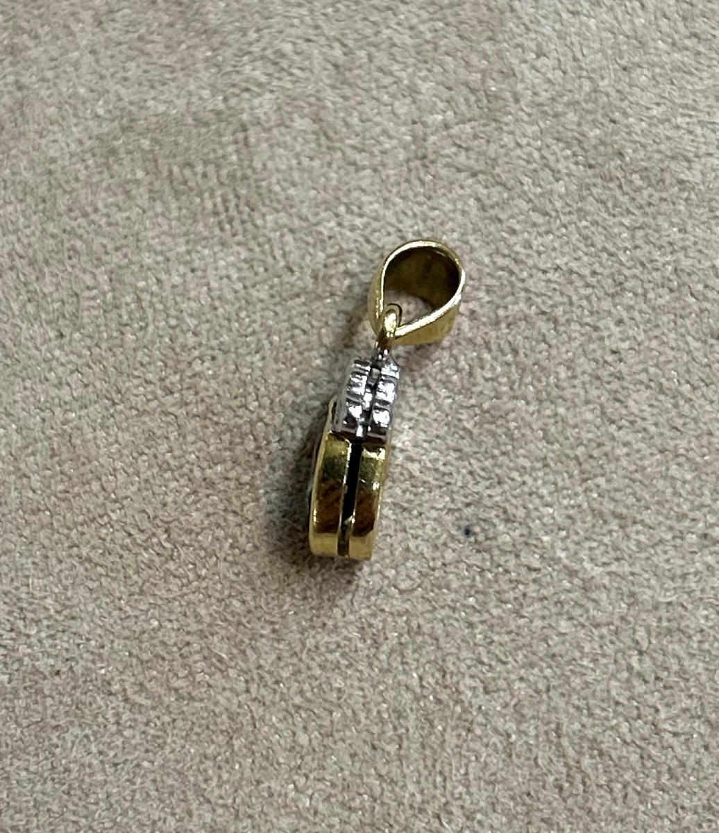 Pendentif Saphir et Diamants-photo-1