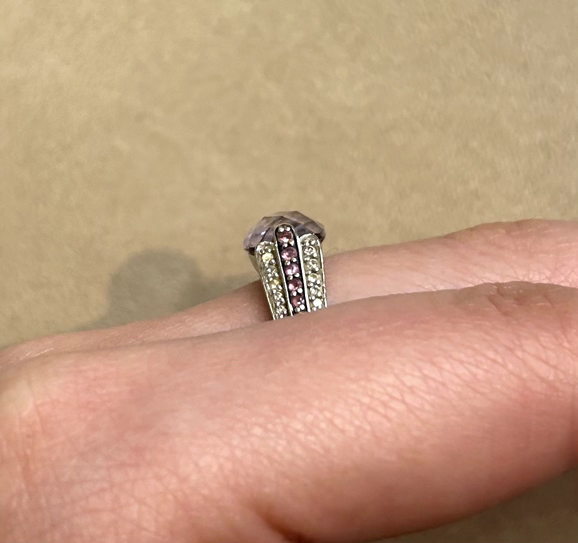 Bague Amethyste & diamants-photo-1