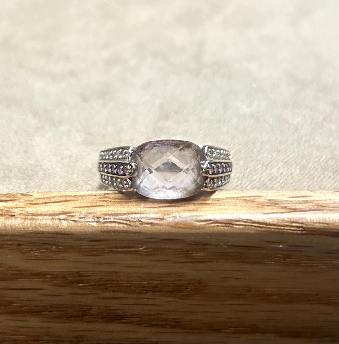 Bague Amethyste & diamants-photo-2