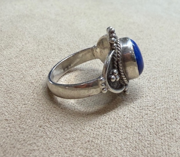 Bague Lapis Lazuli-photo-3