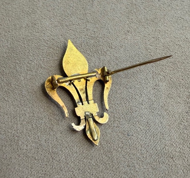 Fleur-de-lis Brooch-photo-1
