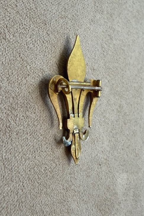 Fleur-de-lis Brooch-photo-3