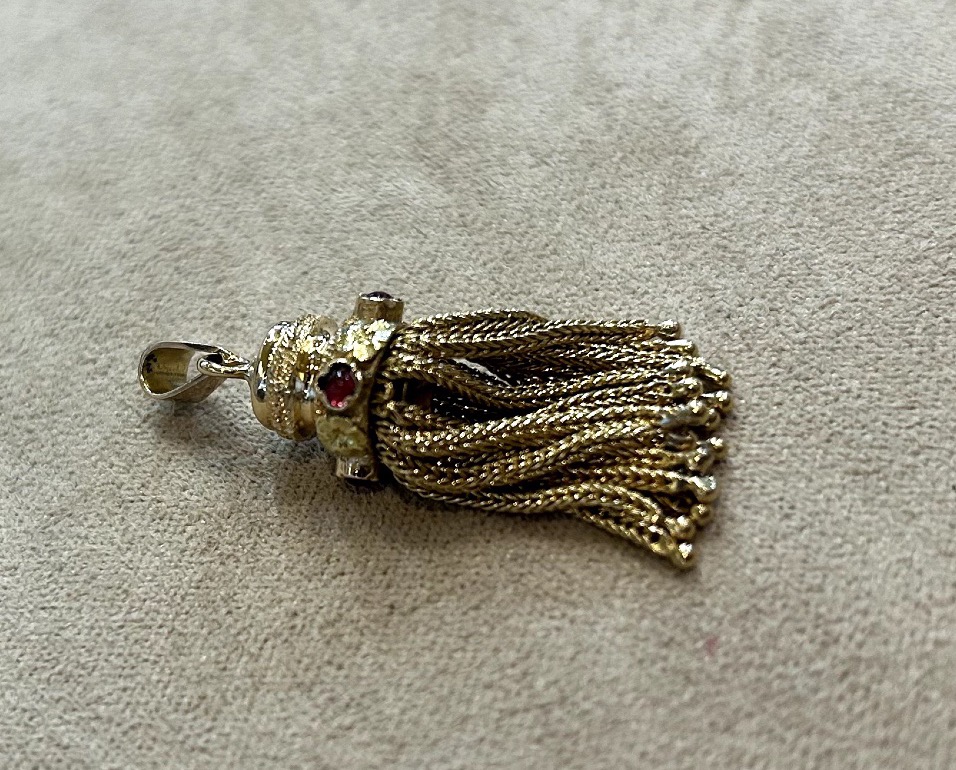 Pendentif pompon Napoléon III-photo-1