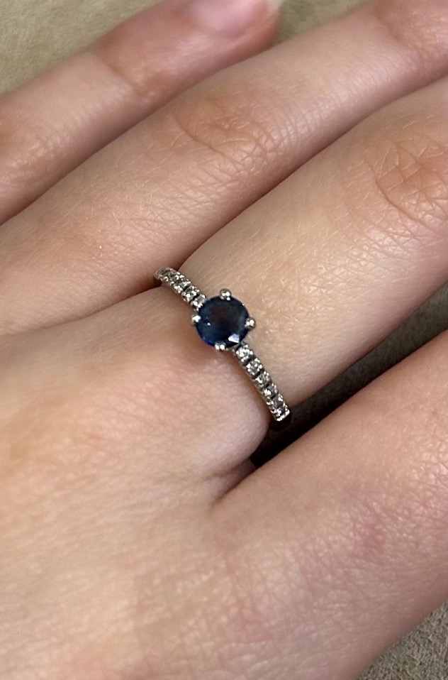 Sapphire & Diamond Ring -photo-2