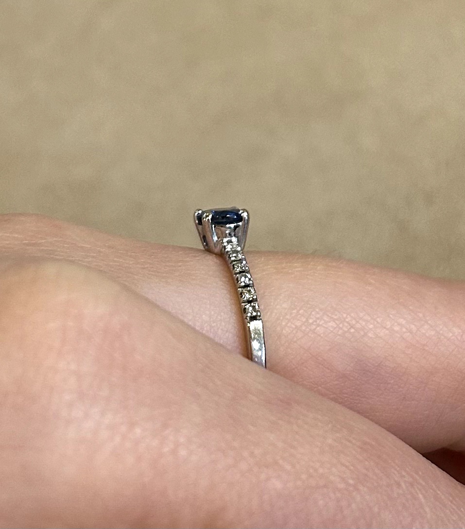 Sapphire & Diamond Ring -photo-1