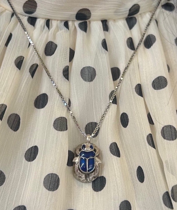 Pendentif scarabée email-photo-2
