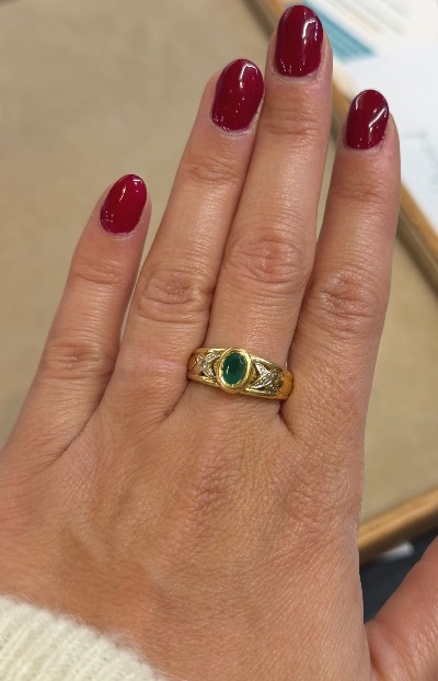 Bague emeraude-photo-4