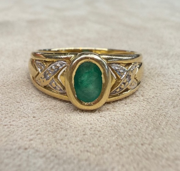 Bague emeraude
