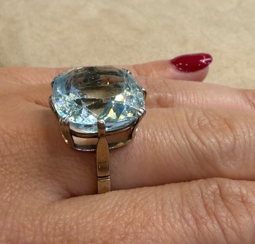 Bague Aigue marine-photo-3