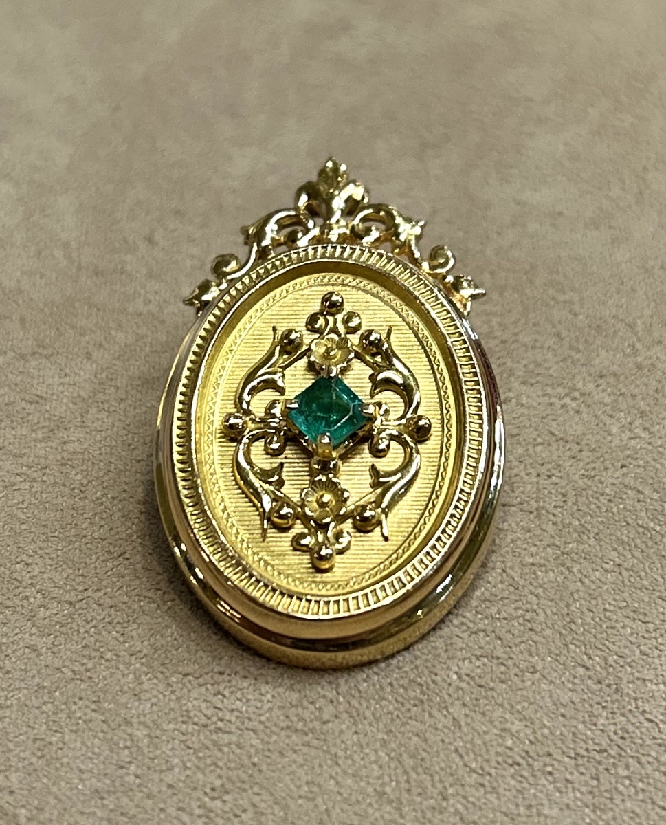 Emerald Brooch & Pendant-photo-1