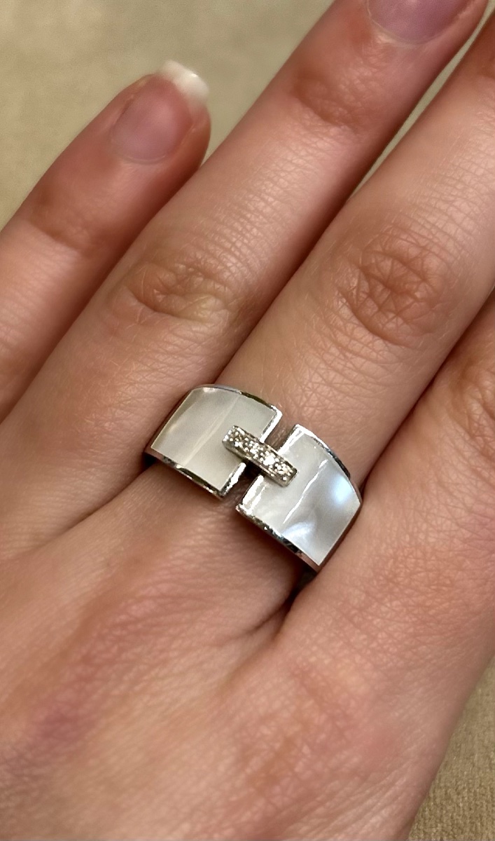 Bague Nacre & Diamants-photo-4