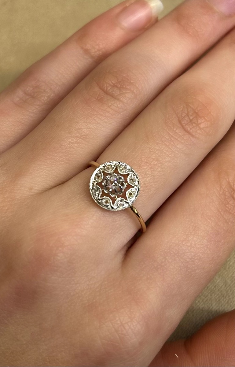 Diamond Rose Ring-photo-2